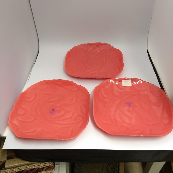 Three Hands Decorative Painted Glass Platter 11.5" - Picture 2 of 15